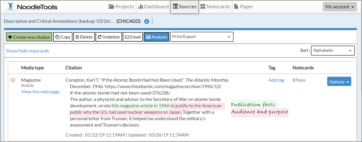 Publication Facts, Audience and Purpose